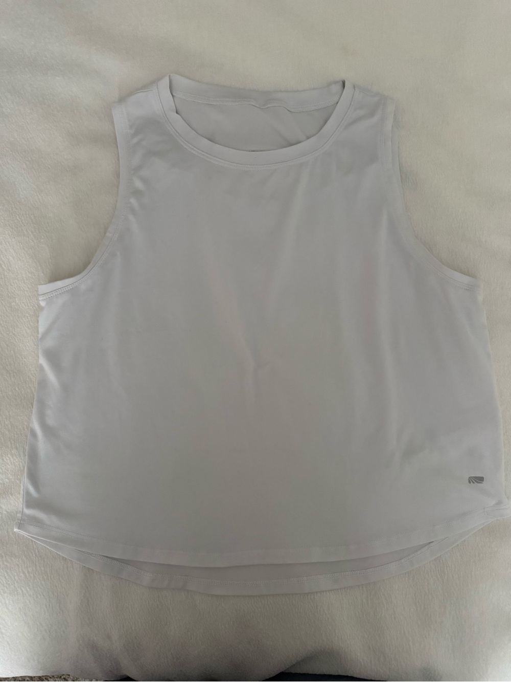 Marika White Workout Muscle Tank Top